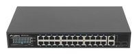 Lanberg RSFE-24P-2C-250 Unmanaged Gigabit Ethernet PoE Network Switch