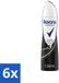 Rexona Invisible Diamond Deodorant Spray Antitranspirant voor Vrouwen - 150 ml - 6 Stuks