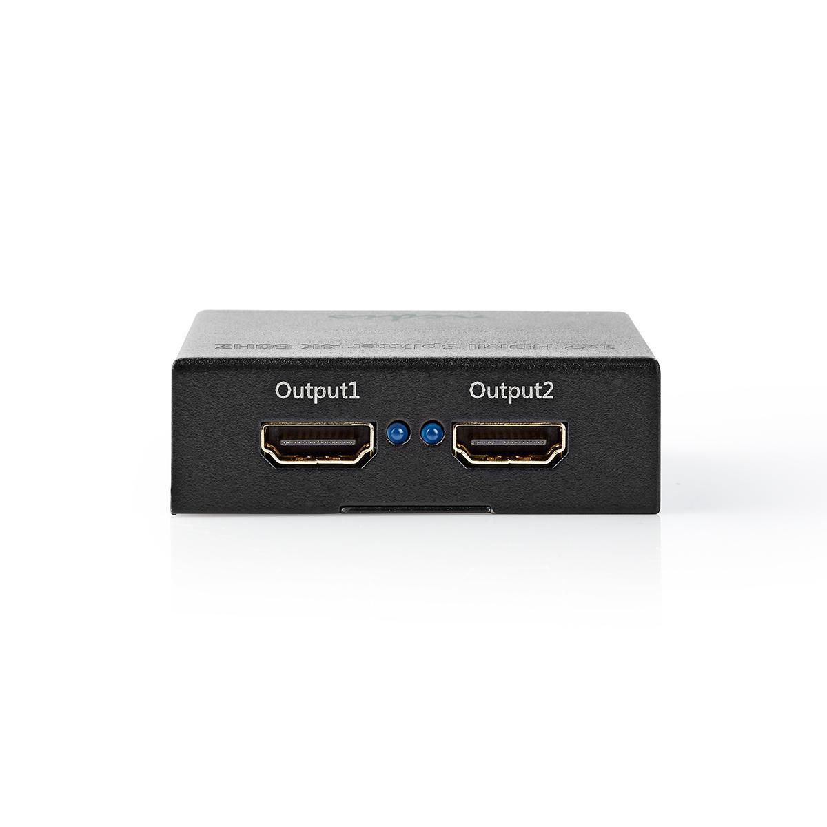 Nedis HDMI Splitter - 2-poorts - 4K@60Hz - Antraciet