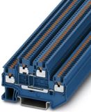 Phoenix Contact PTTB 1.5/S, 3,5 mm, 65,4 mm, 500 V, Blauw