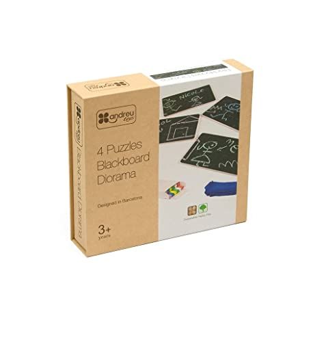 Andreu Toys - 4 puzzel-bakbord Diorama (16119)