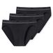 Schiesser Uncover Midi slip - 3 Pack 000 Black - maat S