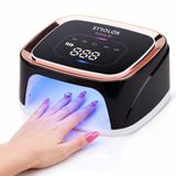 Strolox® UV Lamp Gelnagels Pro - Nagellamp - Nagellamp UV Led - Nageldroger - Draadloos - Reflecterende binnenkant - Zwart