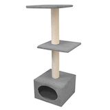 Croci Munich Kattenschraper, 35 x 35 x 103 cm, Grijs
