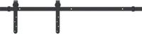 vidaXL Ophangset voor schuifdeur 91 cm koolstofstaal