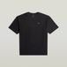 G-Star Structured Relaxed Base R T Heren T-shirt Korte Mouw Ronde Hals Katoen Regular Fit L Zwart