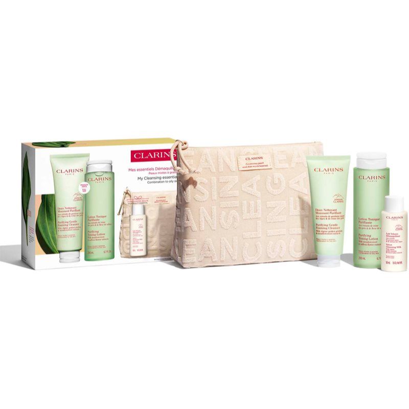 Clarins Purifying Gentle Foaming Cleanser 125ml Set 3 Pieces