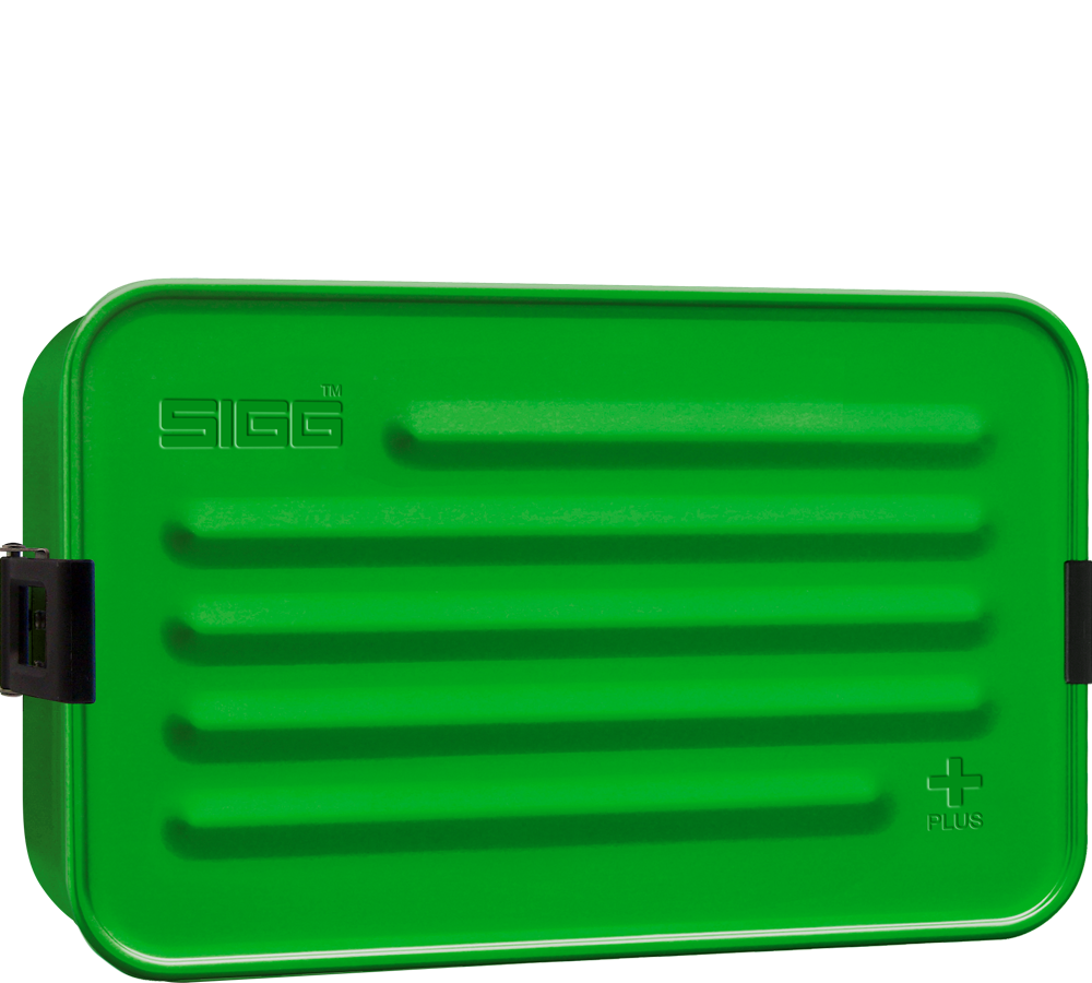 SIGG Plus L Lunchtrommel - Groen - Aluminium - Rechthoekig