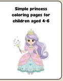 Princess Coloring Book for Kids