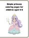 Princess Coloring Book for Kids