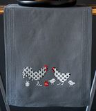 Vervaco Stickset, rooster en chique, 40 x 100 cm
