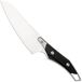 QSP Knife T-Cook QS172-A1, Stonewashed Nitro-V, Black G10 vaststaand mes