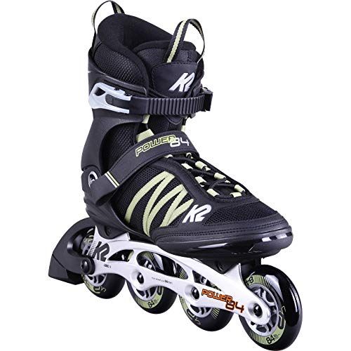 K2 Inline Skates POWER 84 Heren Zwart - Zand
