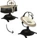 Novi at Home Stardust 2-in-1 Babyswing en Wieg - Sand Melange