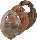 NAME IT NBNYVETTI 3P SCARF BIB NOOS Baby Unisex Mustang Polyester