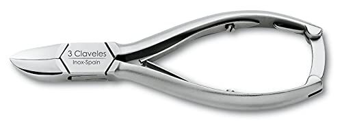 3 CLAVELES 12141 Pedicuretang, roestvrij staal, 14,5 cm