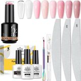Born Pretty Rubber Base Set - 16 Stuks - HEMA-vrij - Gel Nagellak - Diverse Kleuren