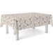 ECOMMERC3 Wasdoek tafelkleed, 140 cm, rond, vlekbestendig, botanisch, 100% Made in Spain, geen doordringen van vloeistoffen