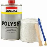 Soudal Polyset 1000 ml Transparant Polyesterhars Kit