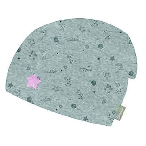 Sterntaler Slouch-beanie meisjes - sterren en stippen - zilver - 43