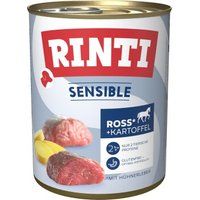 RINTI Sensible Paarden- en kippenlever 6x800 g