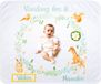 Flouer Mijlpaaldeken Dieren - Milestone deken - Kraamcadeau meisje of jongen - Mijlpaaldeken baby - Babyshower cadeau - Kraamcadeautjes - Mijlpaal deken - Milestone blanket - Babyshower