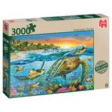 Jumbo Premium Collection Schildpadden onder water Legpuzzel (3000 stukjes)