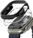 Ringke Ringke Slim (2 Stuks) Compatibel met Apple Watch Ultra 49mm Case, Lichtgewicht PC Protective Hoesje - Clear & Matte Black