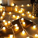 Merkloos Led-verlichting lichtslinger 10m 80 licht USB warm licht 2 stuks
