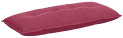 vidaXL Rugkussen Wijnrood 120 x 50 cm Corduroy stof