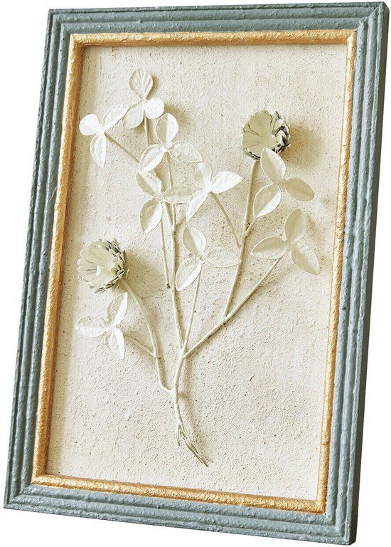 LOBERON Wanddecoratie Rivolenne crème/blauw