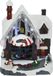 Merkloos / Sans marque Kerstdorp Speelgoedwinkel - Met Beweging en LED Verlichting - 29,5 cm