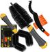 Dunlop Fietsonderhoudsset - Reinigingsborstels - 3 Stuks - Antislip Handgreep - Kunststof