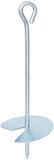 vidaXL Aardanker - 6 st - Ø10 x 30 cm - Gegalvaniseerd Metaal - Zilver