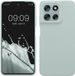 kwmobile hoesje geschikt voor Motorola Moto G56 5G - Hoesje met siliconen coating - Smartphone case in cool mint