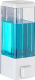 Wenko Zeep- en ontsmettingsdispenser ISTRES, 320 ml, wit, klassiek, plastic, 18 cm breed, vrijstaand