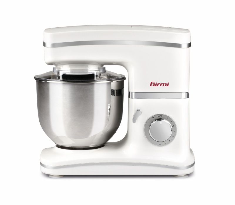 Girmi IM30 Gastronomo Stand Mixer - 1300W - Stainless Steel/White