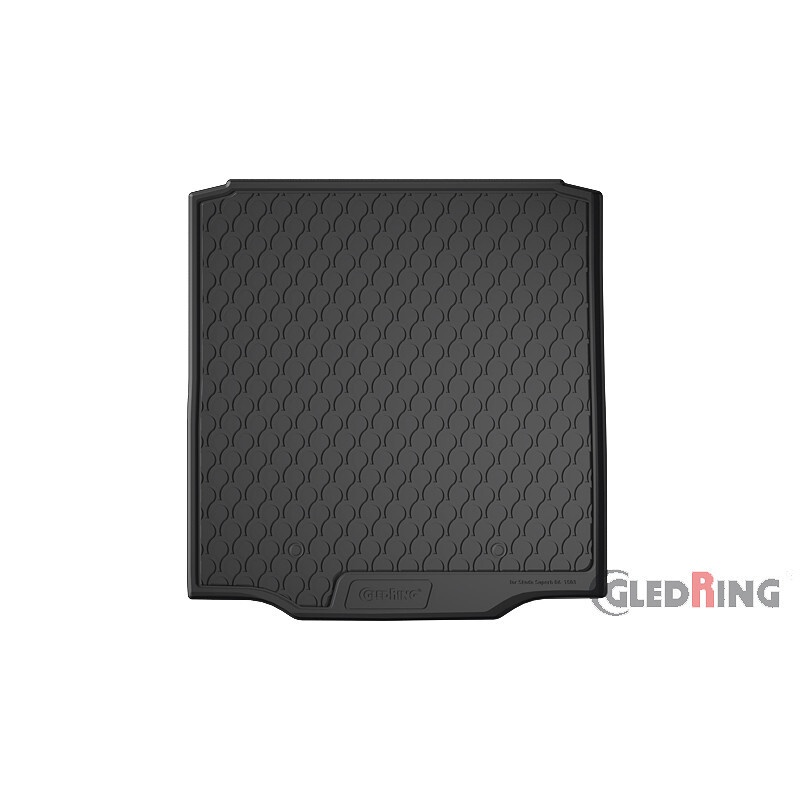 Gledring 1503 Rubbasol (Rubber) Trunk Mat Superb 3T Sedan 2008-2015, Zwart