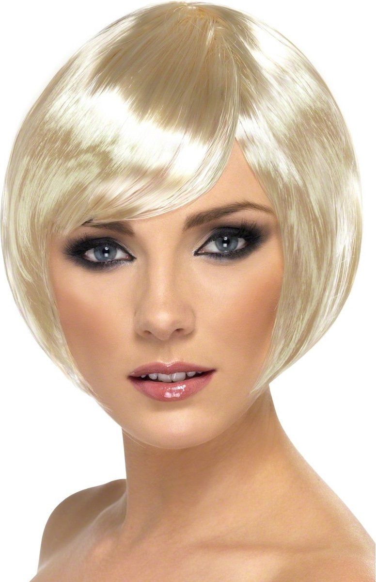 Smiffys Babe Wig - Yellow - Synthetic