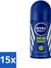 Nivea Men Fresh Power Déodorant Roller - 50 ml - Lot économique - 15 pièces