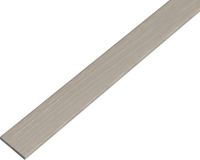 Alberts 488680 platte buis | zelfklevend | aluminium, rvs-look, donker | 1000 x 25 x 2 mm