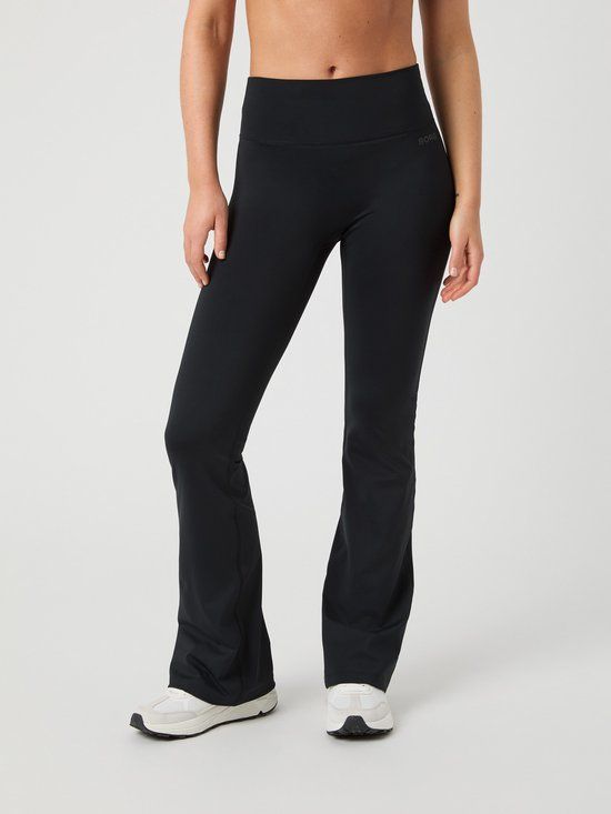 Bjorn borg Björn Borg Flare Tight Sportbroek Dames - Zwart - Maat XXL