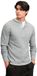 Superdry Mini Slub Waffle Grandad Top Heren Lange Mouwen Grijs Gemêleerd L