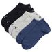 PUMA Chaussettes invisibles Unisexe (lot de 3), Bleu, 43-46