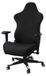 Elzusha - Housse de chaise de jeu extensible - Housse de chaise d'ordinateur ergonomique - Noir