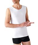 Damart - Gebreide klassieke tanktop Thermolactyl - Heren - Wit - XXL