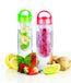 TV Unser Original 09662 maxxcuisine waterkaraf met inzetstuk, set van 2, rood/groen