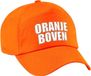Bellatio Decorations Nederland fan cap / pet - oranje boven - kinderen - EK / WK - Holland supporter petje / kleding