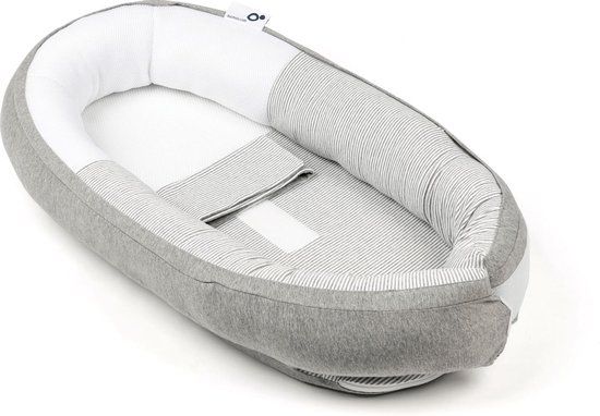 Doomoo Cocoon Babynestje - Classic Grey - Biologisch Katoen