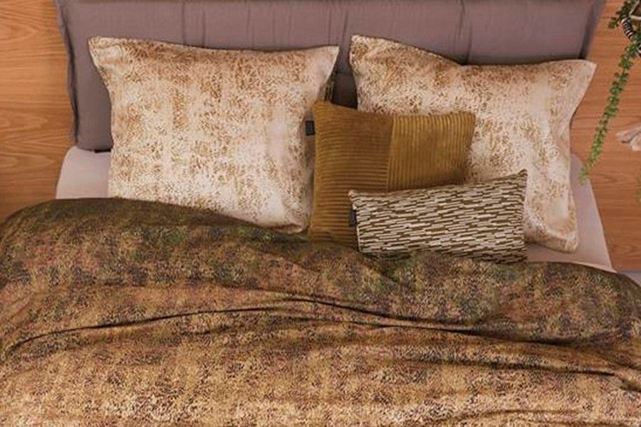 Beddinghouse Namur Dekbedovertrek - 200x200/220 cm - Goud